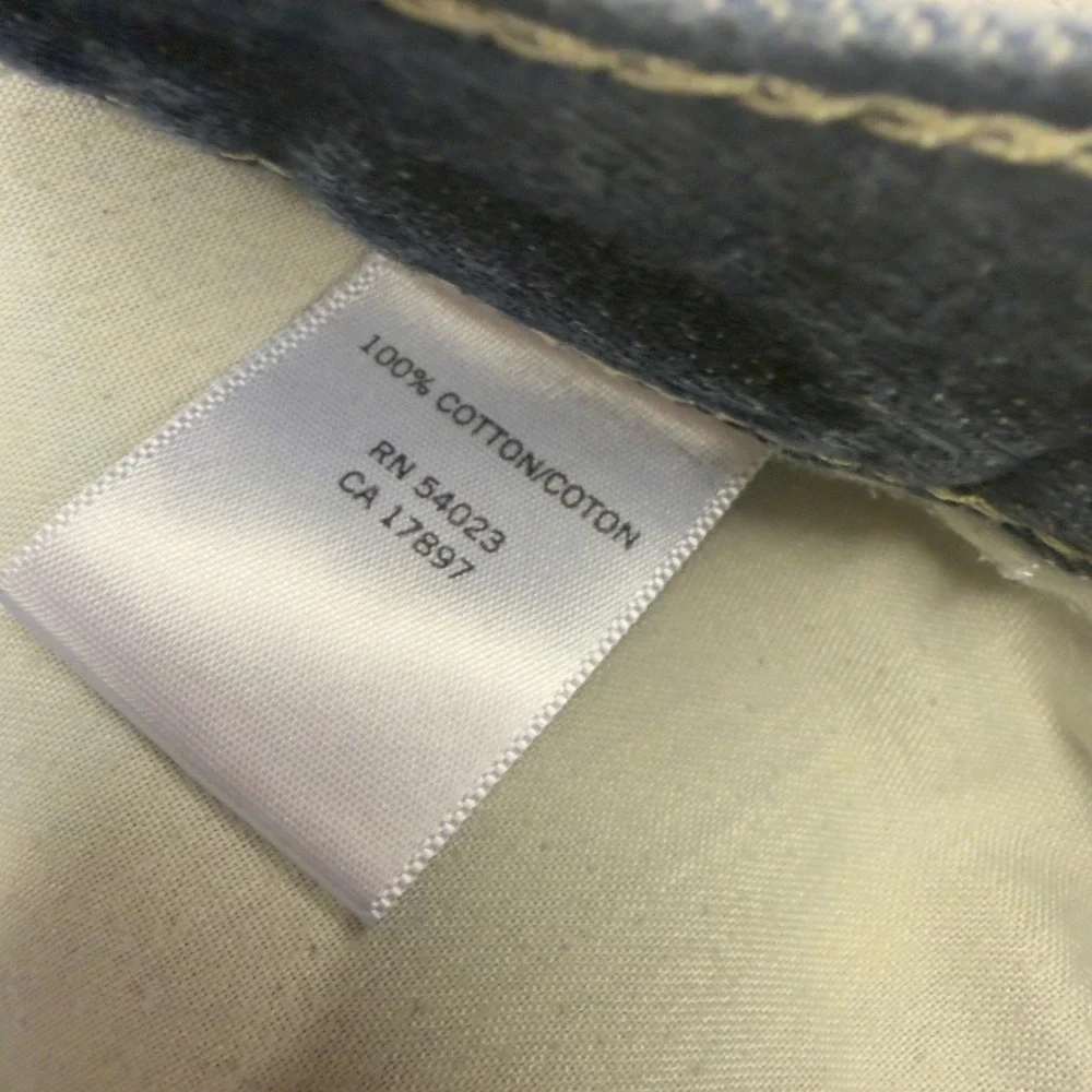 Banana Republic Jeans Mens 34x30 Blue Denim Straight Fit Faded Y2k Casual